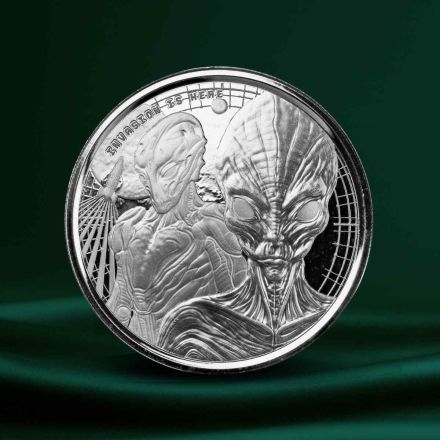 2023 Ghana Alien &ndash; 1 oz S&oslash;lvmynt