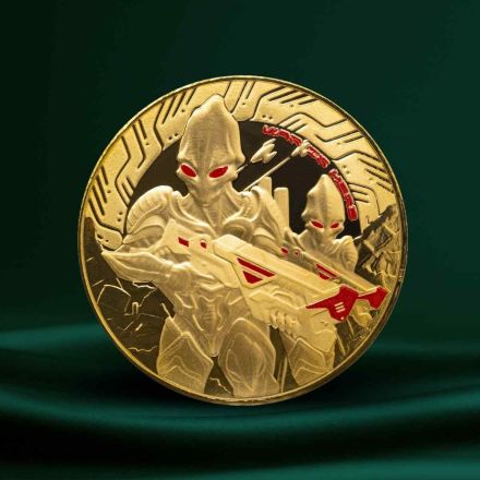 2024 Samoa Alien Battle 1 oz Gold Proof with Color Coin