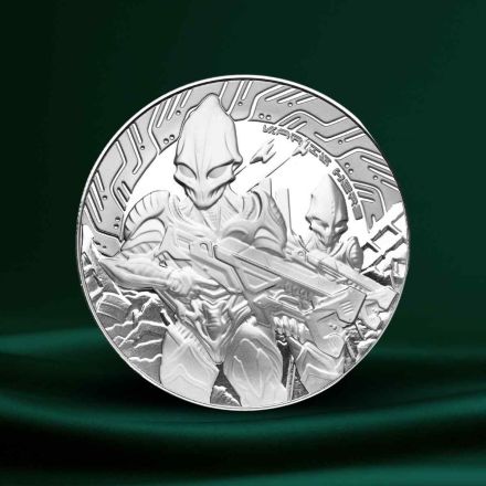 2024 Samoa Alien Battle 5 oz Silver Proof Like Coin