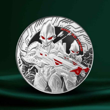 2024 Samoa Alien &ndash; 1 oz S&oslash;lvmynt med Farget Motiv