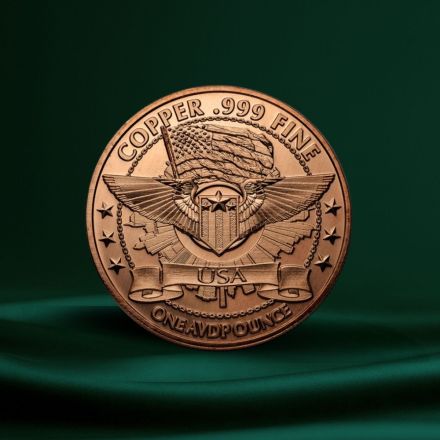 1 oz Copper Round - Area 51 "They're Here"