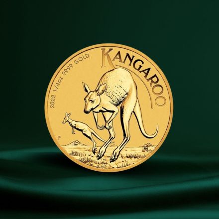2022 Australia 1/4 oz Gold Kangaroo BU