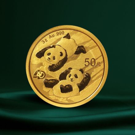 2022 China 3 gram Gold Panda BU (Sealed)
