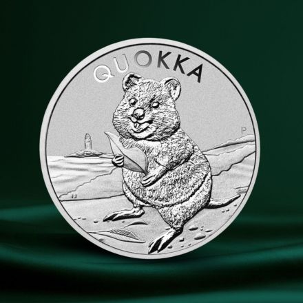 2020 Australia 1 oz Sølv Quokka BU M/Kapsel