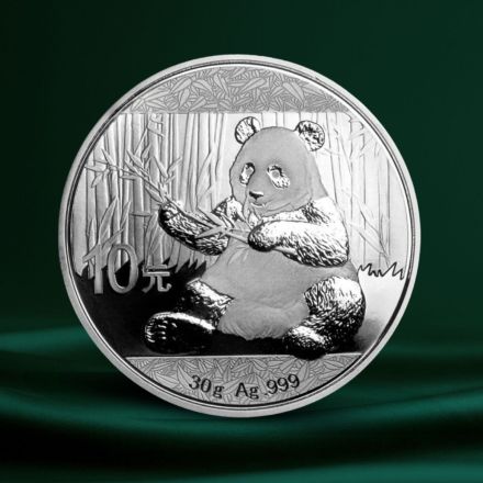 2017 Kina 30 Gram Silver Panda BU M/Myntkapsel