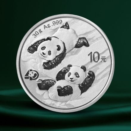 2022 China 30 gram Silver Panda BU (In Capsule)