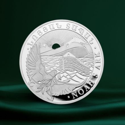 2021 Armenia 1/2 oz Silver 200 Drams Noah&rsquo;s Ark