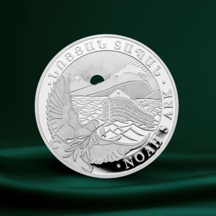 2021 Armenia 1 oz Silver 500 Drams Noah&rsquo;s Ark BU