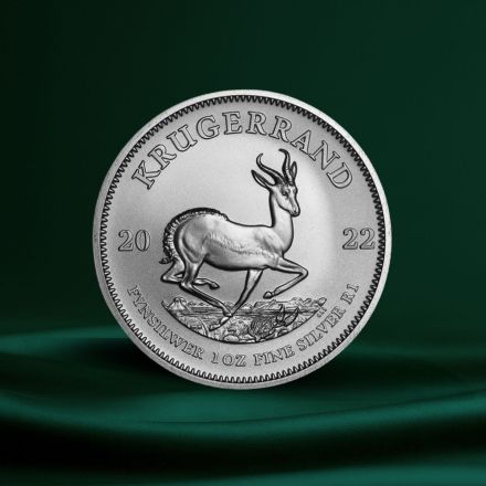 2022 South Africa 1 oz Silver Krugerrand BU