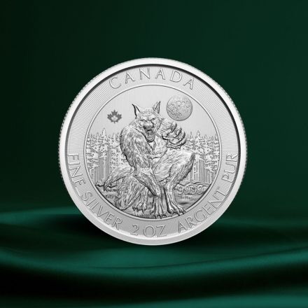 2021 Canada 2 oz Silver Creatures of the North Werewolf