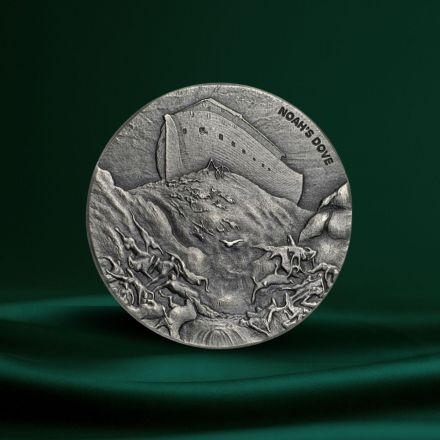 2018 2 oz Silver Coin - Biblical Series (Noah's Dove)
