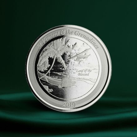 2019 EC8 St. Vincent & the Grenadines &ndash; 1 oz S&oslash;lvmynt